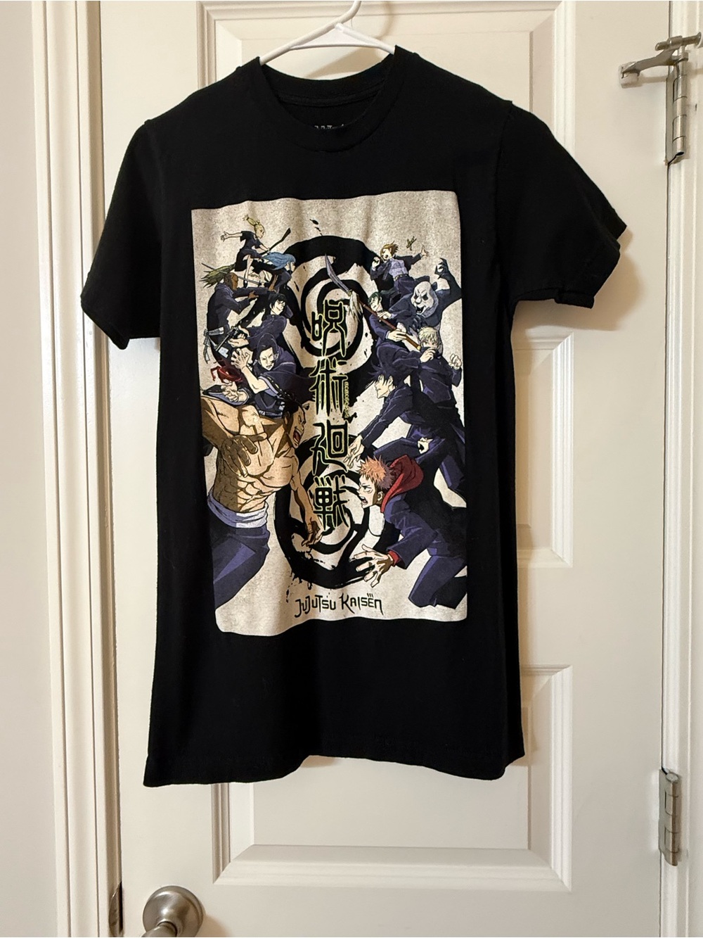 Jujutsu Kaisen Anime Graphic Tee Black T-Shirt Size Small S, Crunchyroll